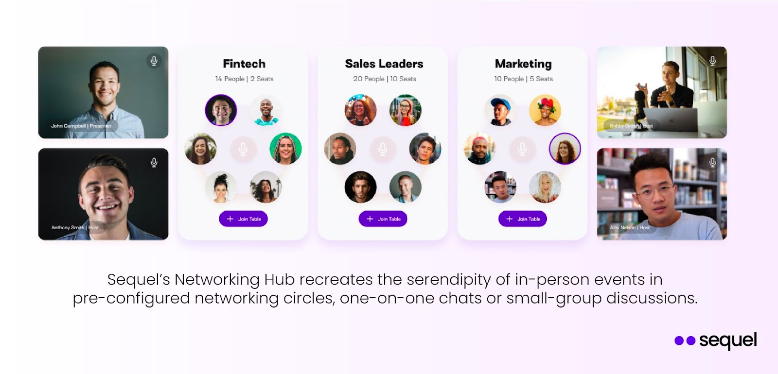 Use Sequel's networking hub for online festivals