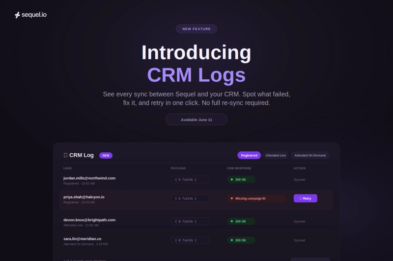 CRM Logs