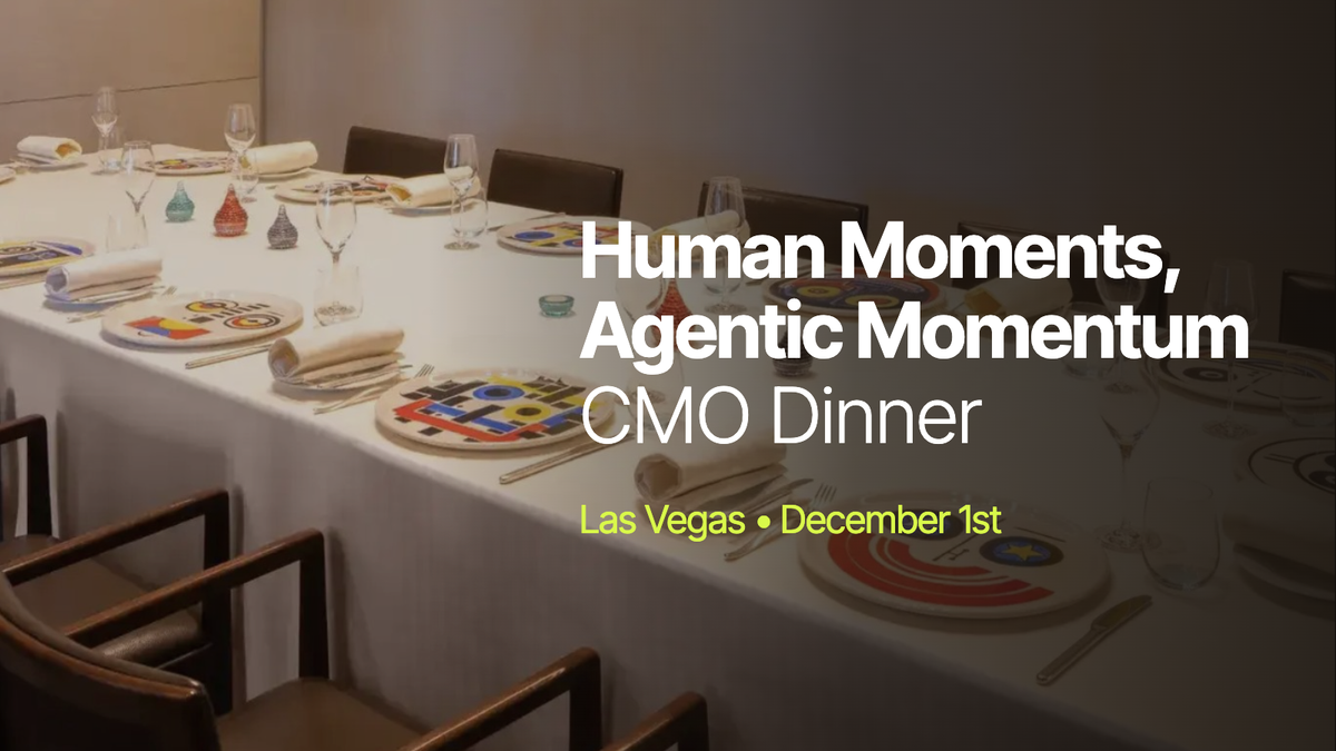 [Las Vegas] Human Moments, Agentic Momentum Executive Dinner in Las Vegas, NV