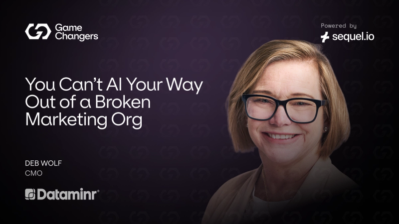 You Can’t AI Your Way Out of a Broken Marketing Org