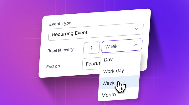Simplify Your Workflow with Recurring Events