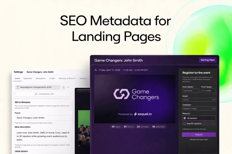 SEO MetaData for Landing Pages