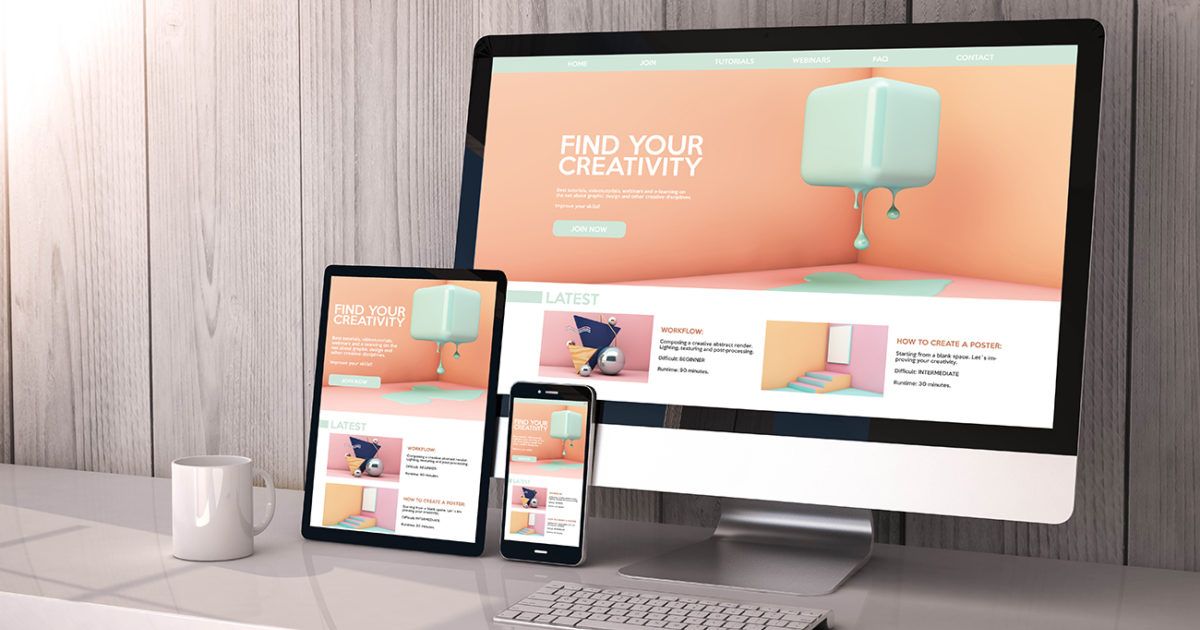 a webinar landing page design must be responsive