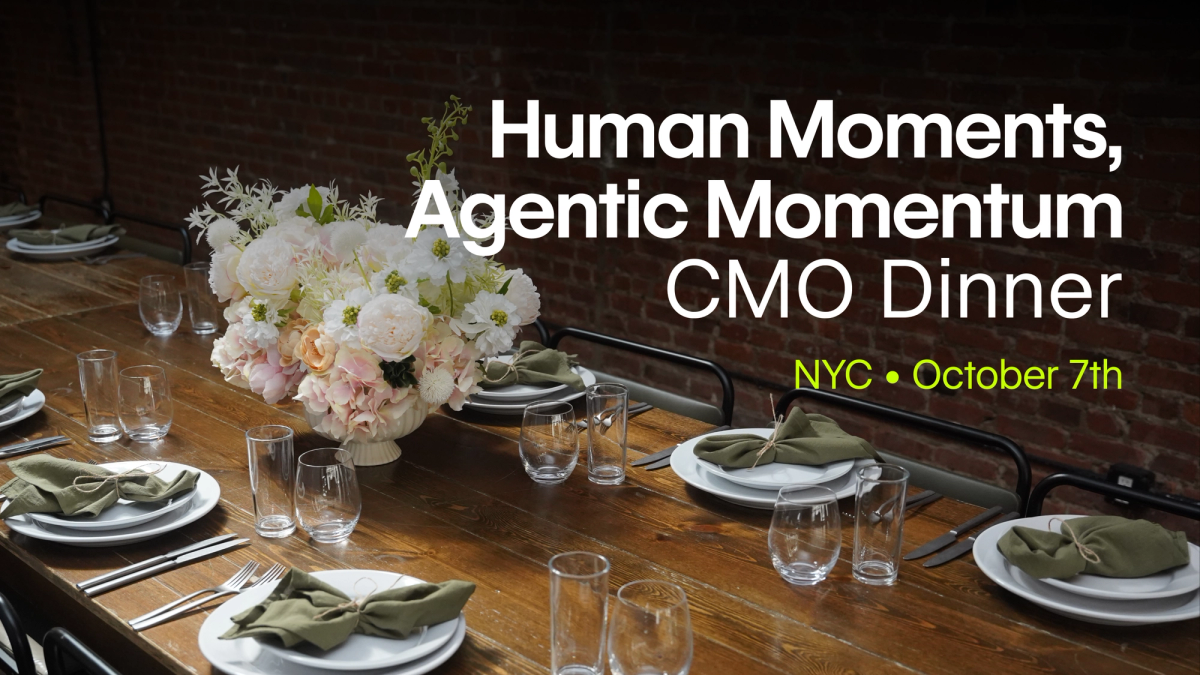 [New York] Human Moments, Agentic Momentum Executive Dinner in New York