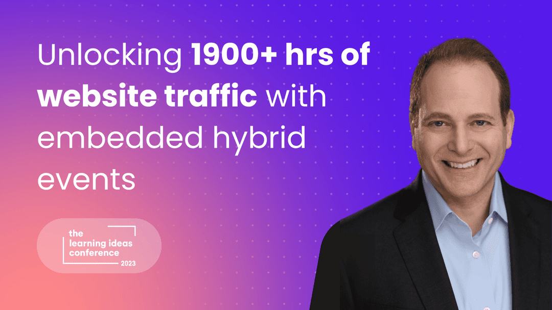 Kaleidoscope unlocks 1900+ hours of website traffic with embedded hybrid events