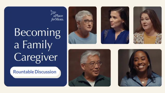 Thumbnail for video about caregiver health, wellness, and self-care