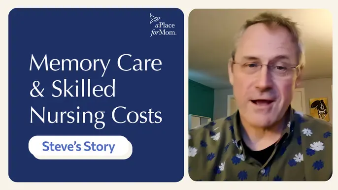 Thumbnail for video featuring Steve discussing memory care costs and planning