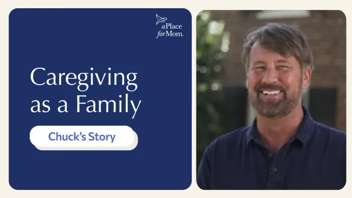 Thumbnail for video featuring Chuck discussing his family's memory loss care journey