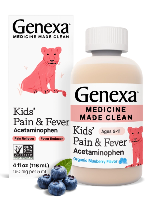 Kids' Pain & Fever Blueberry Flavor