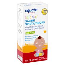 Equate Infants' Saline Spray/Drops, All Ages, 1 fl oz