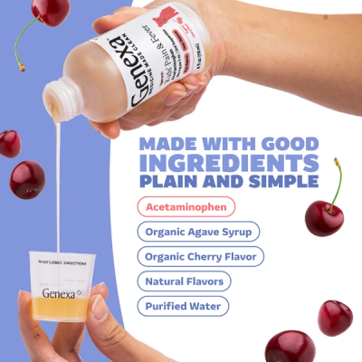 Kids' Pain & Fever Cherry Flavor-8