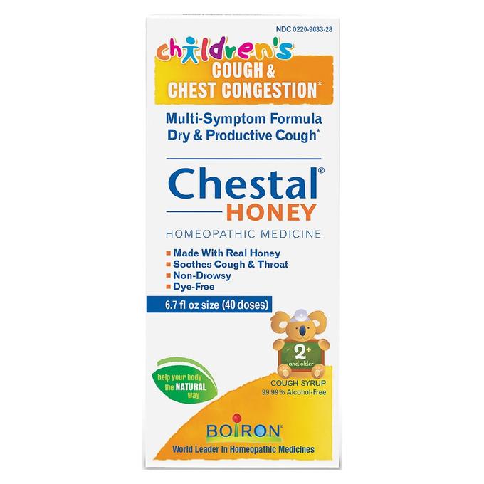 Children's Honey Cough Syrup Homeopathic Medicine Honey
