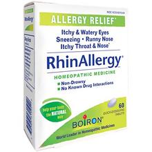 RhinAllergy - Homeopathic Allergy Relief - Non-Drowsy (60 Quick-Dissolving Tablets)