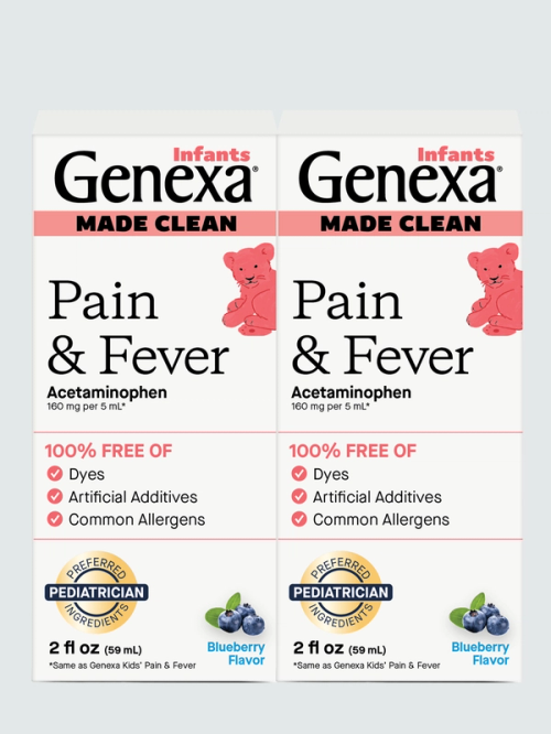 Infants' Pain & Fever Blueberry 2PK