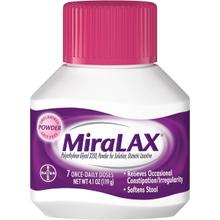 MiraLAX - Laxative Powder for Gentle Constipation Relief, 7 Doses