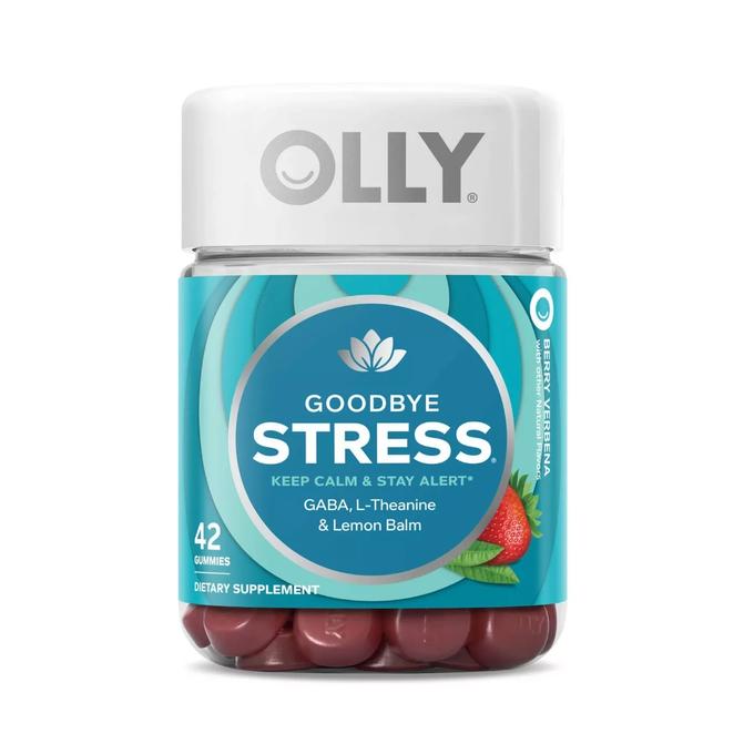 OLLY - Goodbye Stress Supplement Gummies - Berry Verbena - 42ct