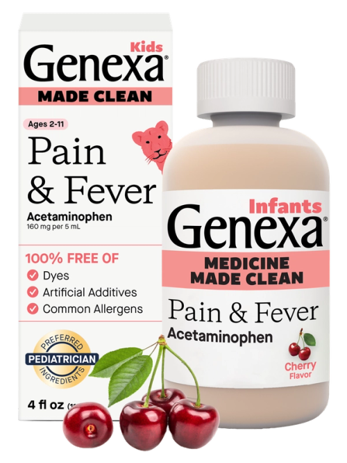 Kids' Pain & Fever Cherry Flavor