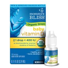 Mommy's Bliss Baby Organic Vitamin D Drops - 0.11oz -100 Servings