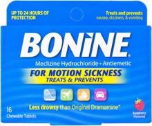  Bonine - Motion Sickness Tablets-Raspberry-16 ct