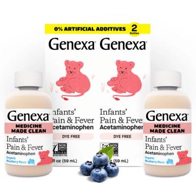 Infants Pain & Fever Blueberry 2PK image 1