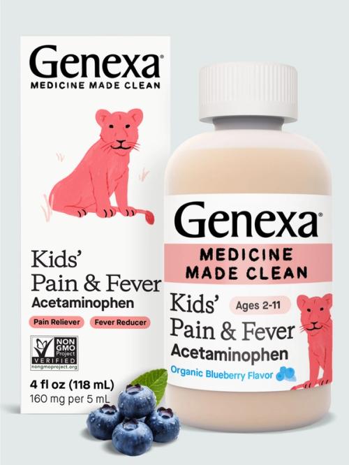 Kids' Pain & Fever Blueberry Flavor