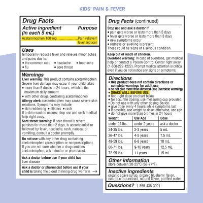 Kids Pain & Allergy Relief 2-Pack Bundle image Drug Facts