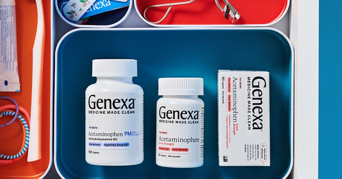 Acetaminophen PM Extra Strength 100ct Genexa