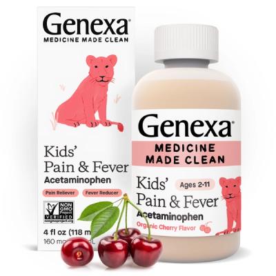 Kids' Pain & Fever Cherry Flavor-1