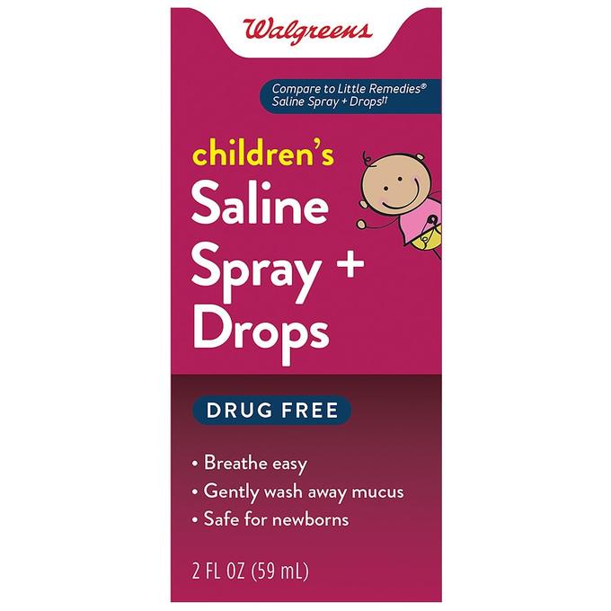 Children's Saline Spray + Drops