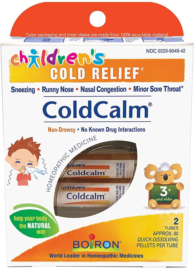 Boiron - Children's Coldcalm, 2 Count (80 Pellets per Pack), Homeopathic Medicine for Cold Relief