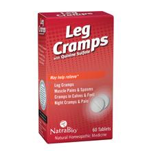 NatraBio - Leg Cramps w/ Quinine Sulfate | Homeopathic Formula for Temporary Relief of Leg, Calf & Foot Cramps, Muscle Spasms & Pain | 60 Tablets