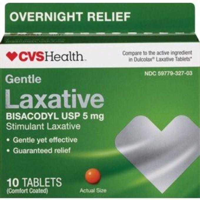 CVS - Health Gentle Laxative Bisacodyl USP Tablets 5mg