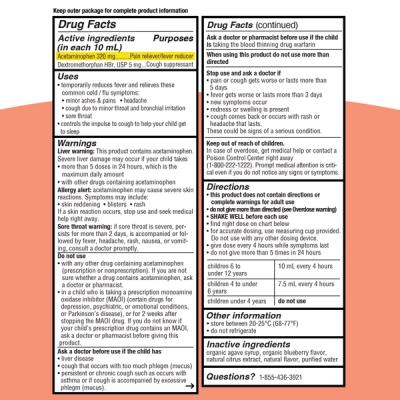 Kids' Multi-Symptom Cold & Flu-Drug Fact