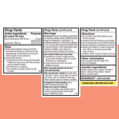 Cough & Chest Congestion-Drug Facts