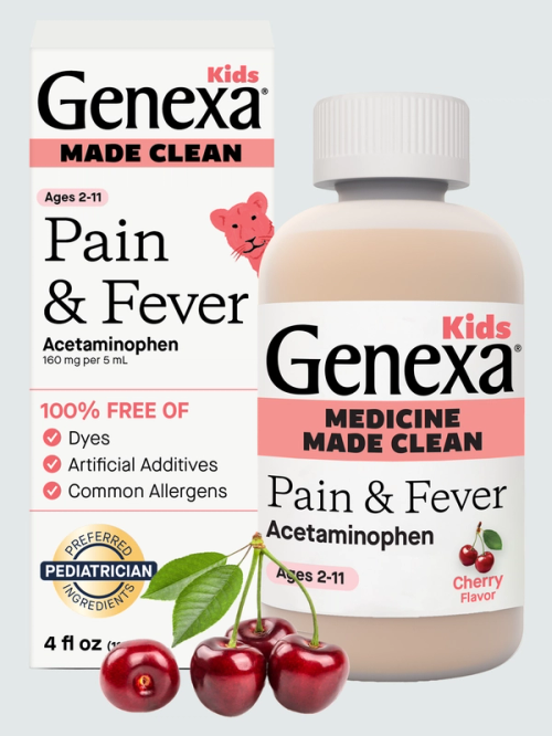 Kids' Pain & Fever Cherry Flavor
