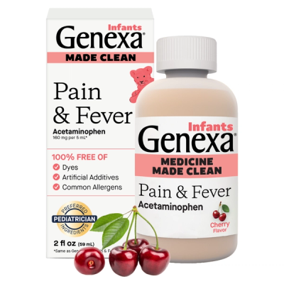 Infants' Pain & Fever Cherry Flavor-1