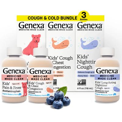 Kids Cough Pain & Fever Relief 3-Pack Bundle image 1