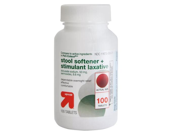 Laxative with Stool Softener Tablets - 100ct - up & up™