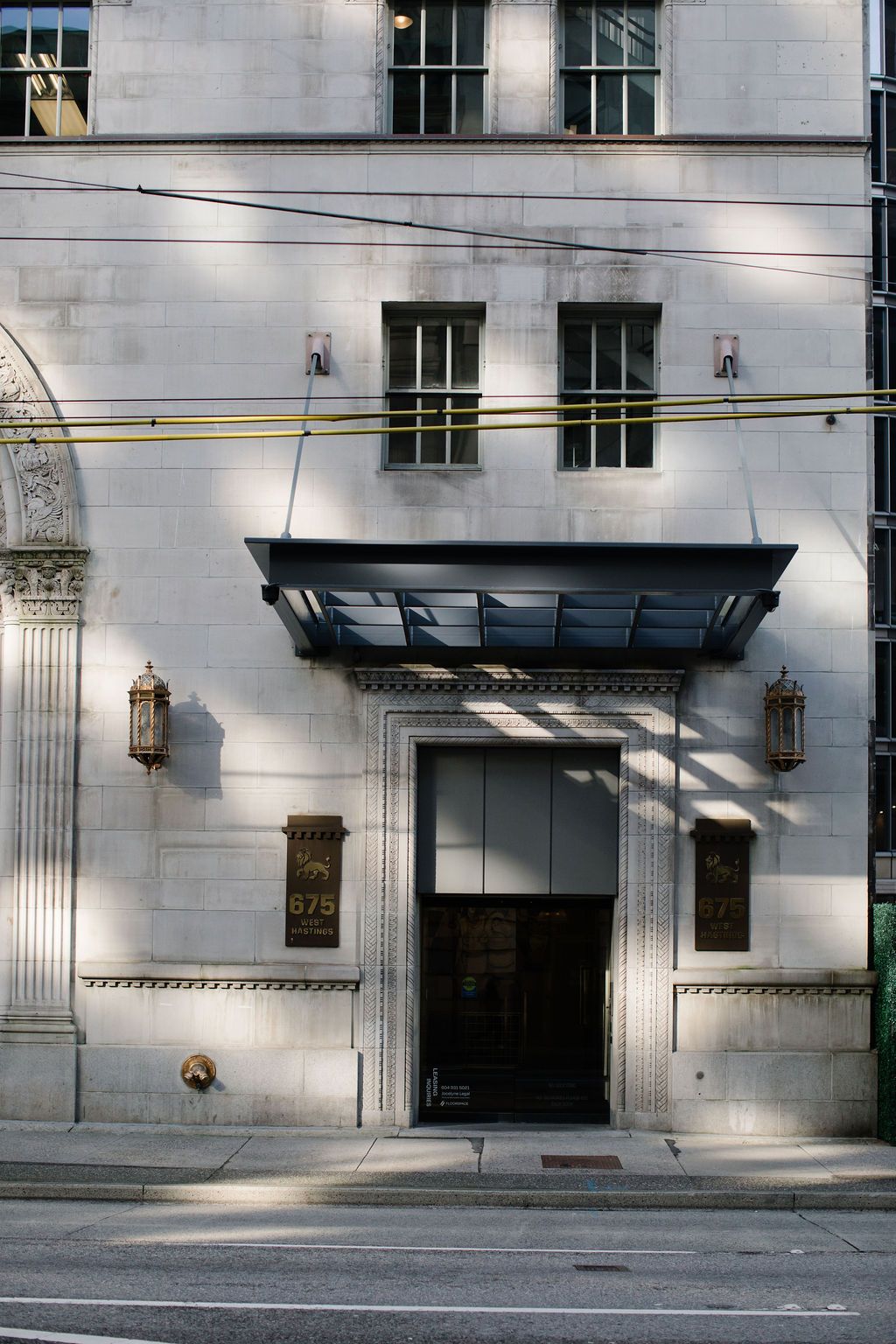 Entrance to the Royal Bank Tower in Vancouver, office of Murtha & Company