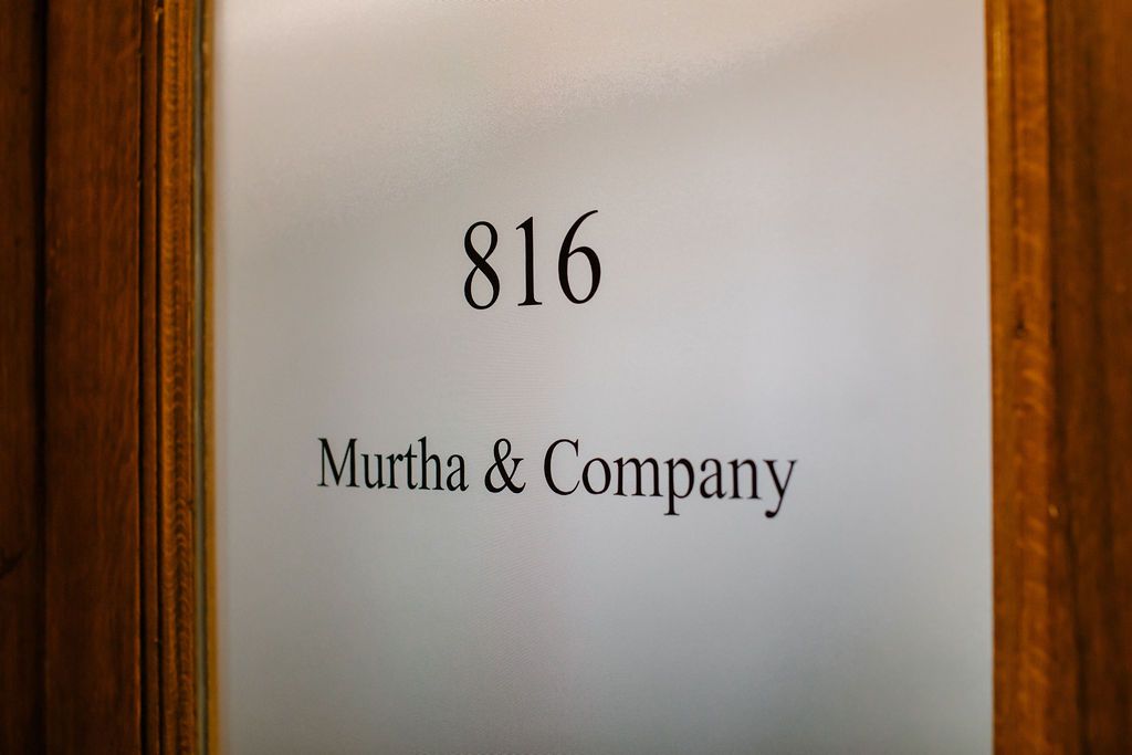 Door to the Murtha & Company office