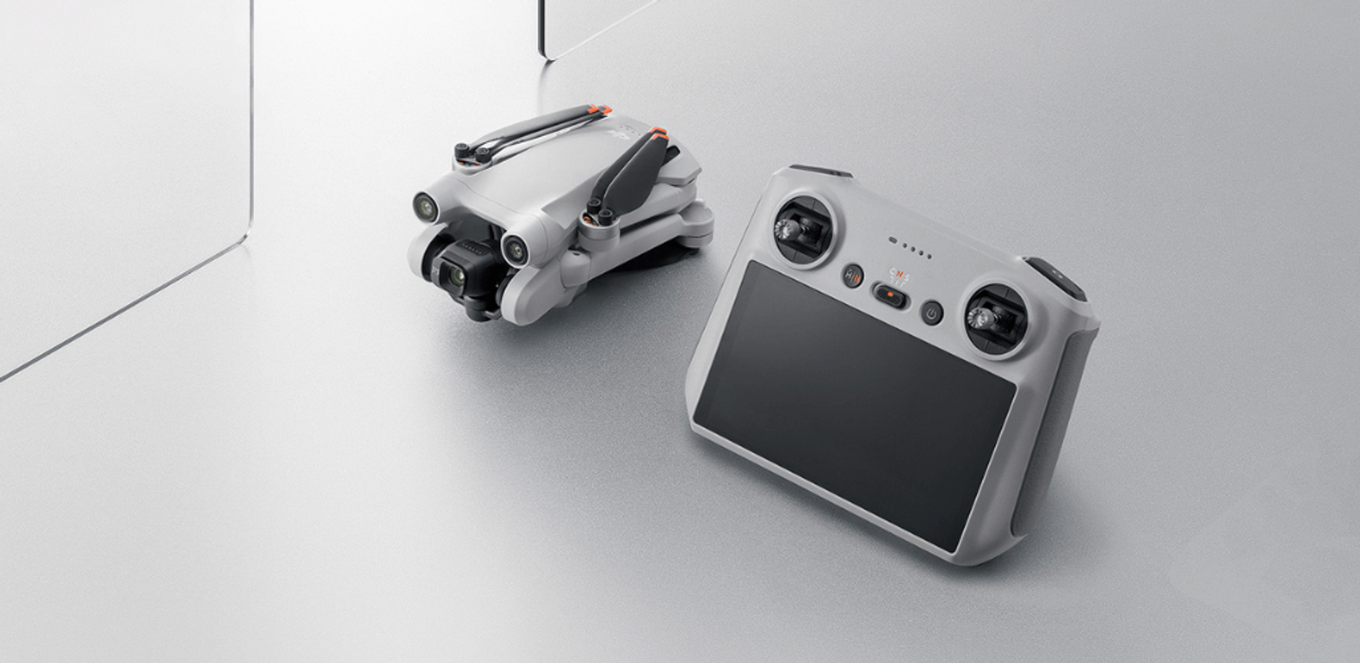 DJI RC with DJI Mini 3 Pro.