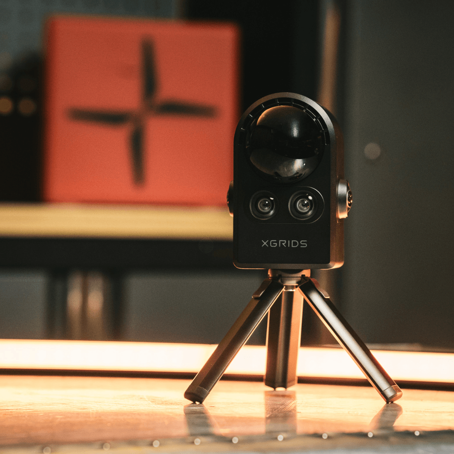 XGRIDS PortalCam handheld scanner.