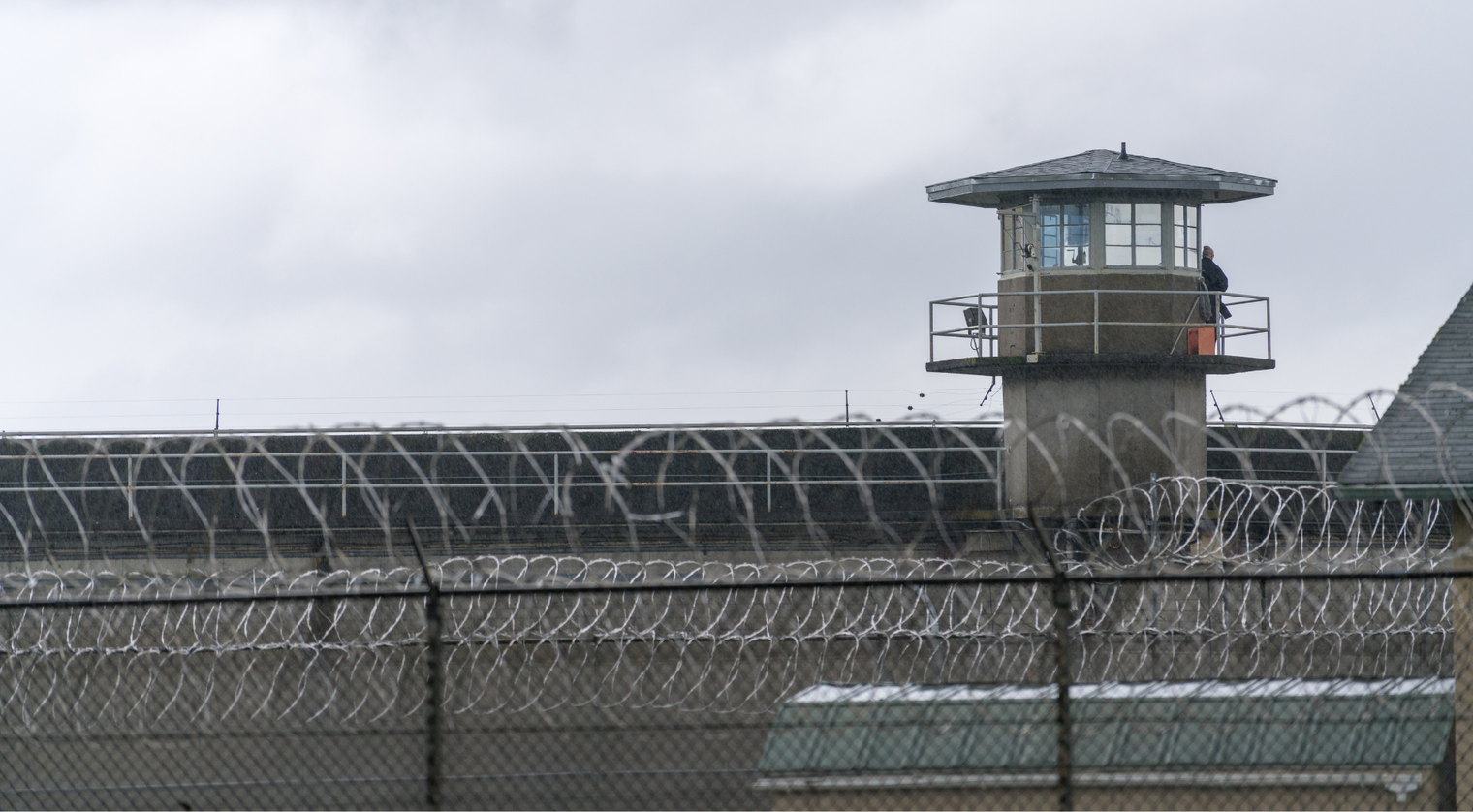 A drone in a box can be used for prison security.