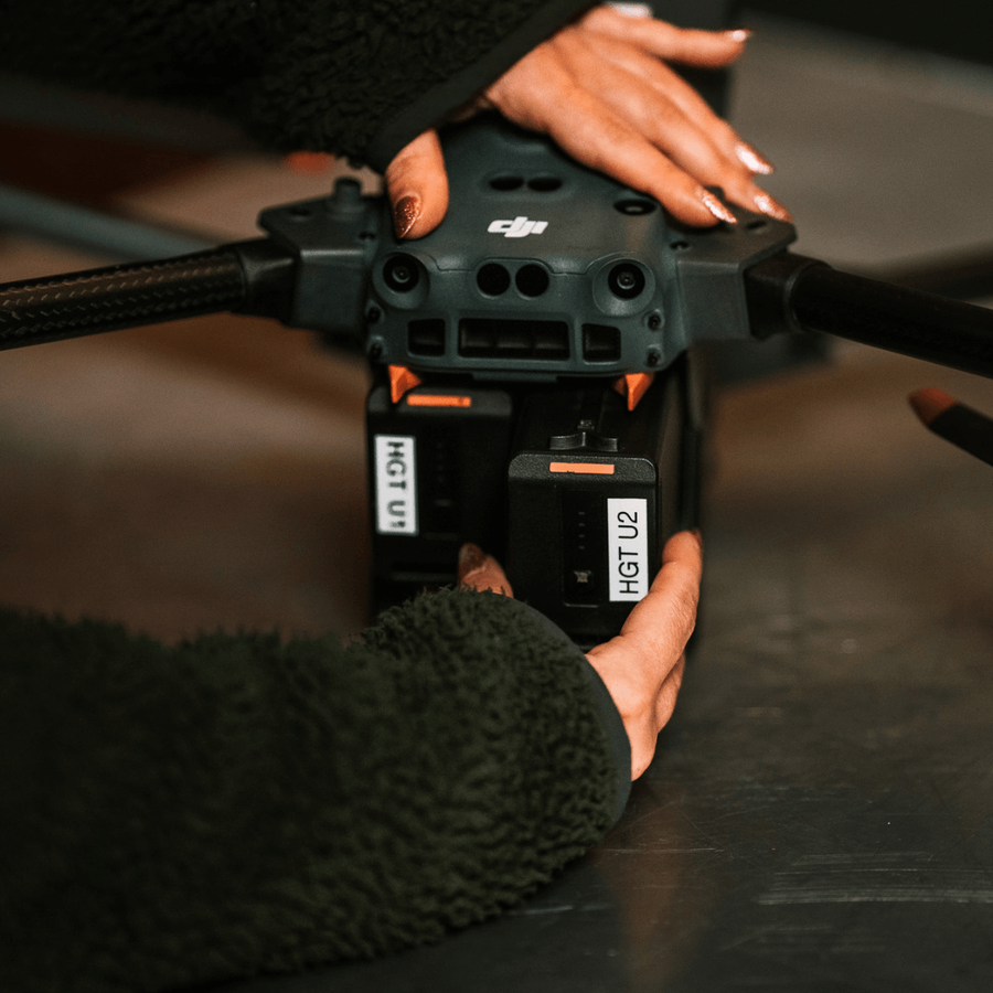 DJI drone batteries collection