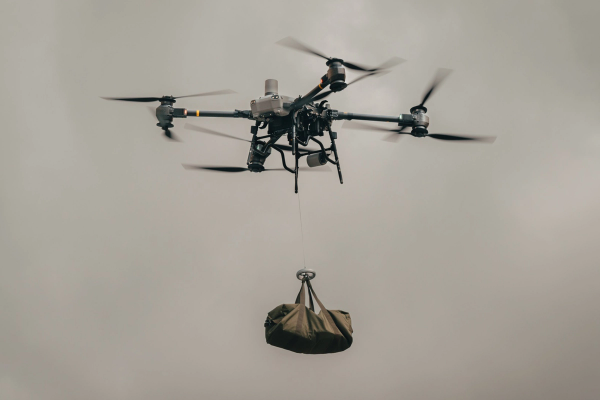 DJI FlyCart heavy-lift drones.
