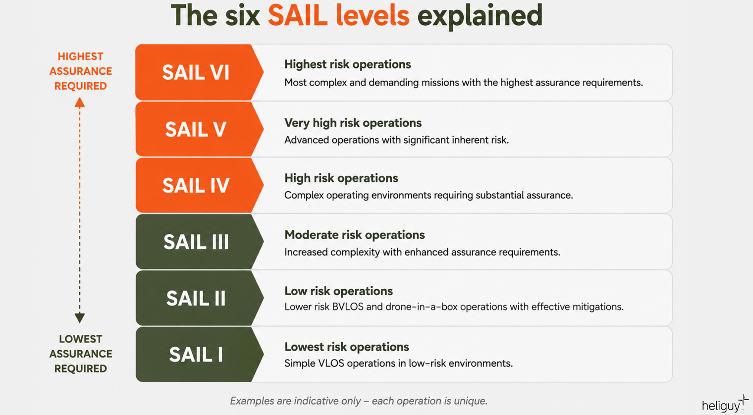 SAIL levels explained