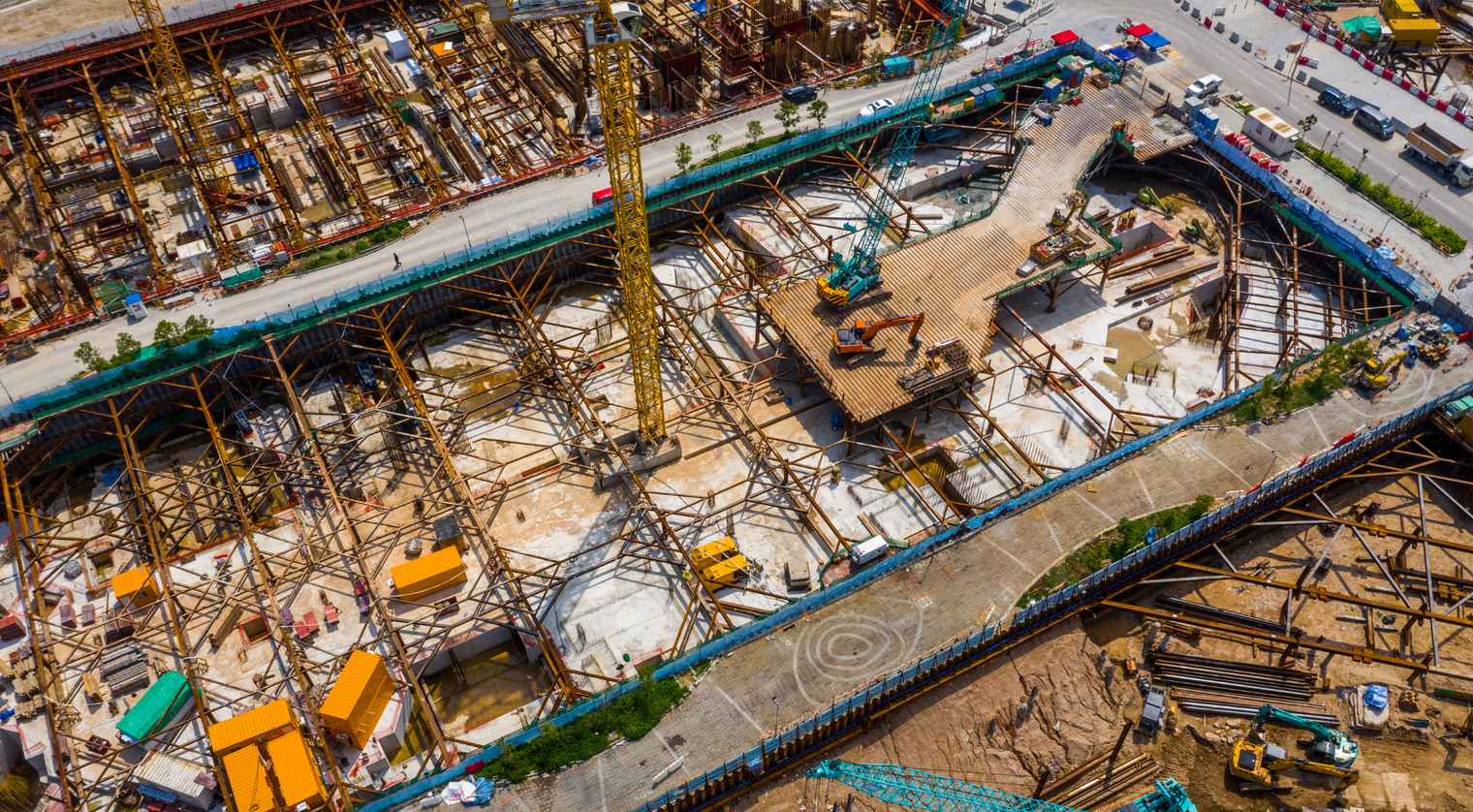 A drone in a box can be used for enhancing security on a construction site.