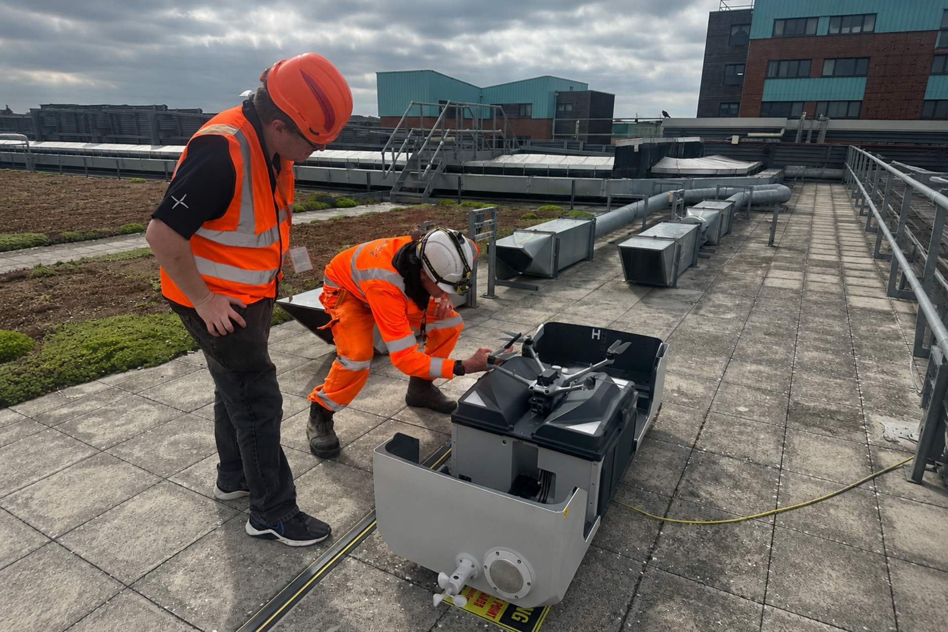Engineer with M4TD payload