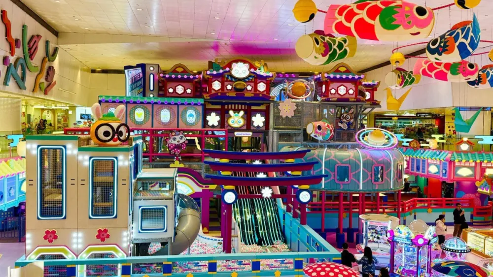 Jumpin Gym indoor playground arcade Whampoa Hong Kong