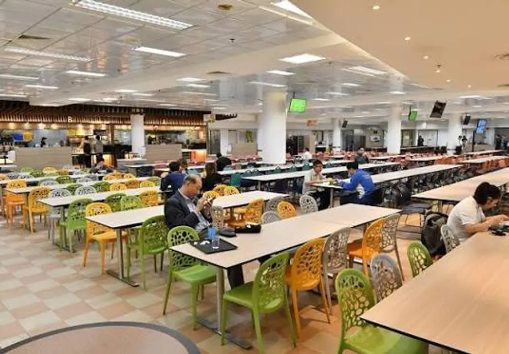 校園飯堂快餐櫃位